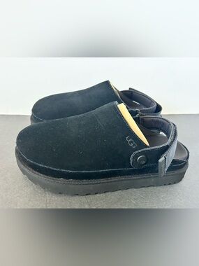 UGG Women’s Black Suede Slip-On Clog